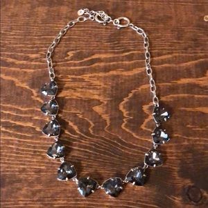 J. Crew grey stone necklace